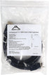 Nippon Labs DP-6-BR2 6 Feet Black DisplayPort Male to Male Cable, Gold Plated, 28 AWG, V1.2