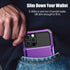 Nvollnoe for iPhone 12/12 Pro Case with Card Holder, Dual Layer Heavy Duty Shockproof Wallet Case with Hidden Slot