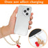 InnoHHustle 2 Phone Wrist Strap with Cherry Charms, Detachable Cute Cherry Cell Phone Lanyard with Tabs, Detachable