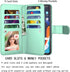 Njjex Galaxy S20 Ultra 5G Wallet Case, PU Leather Flip Cover with 9 Card Slots, Detachable Kickstand, Mint
