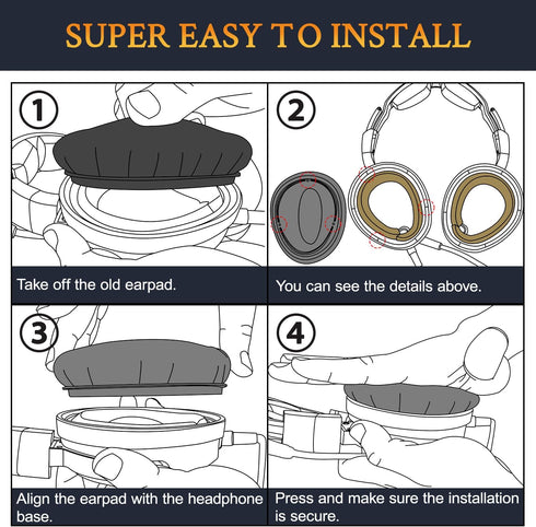 Professional Replacement Earpads for Lightspeed Zulu, Zulu2, Zulu3, Zulu PFX, Sierra Aviation Headset, SOULWIT Ear Pads