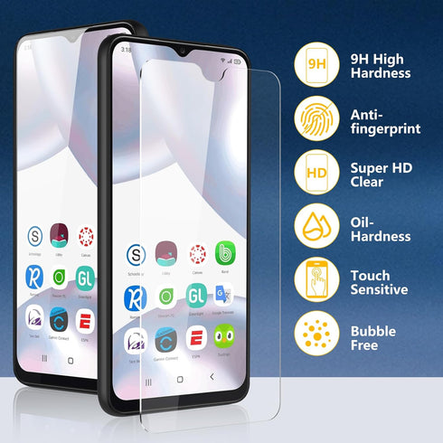 BESINPO 2 Pack Screen Protector for Gabb Phone 3 Pro,9H Tempered Glass Film Full Coverage Ultra HD Anti-Fingerprint Bubble Free for Gabb 3 Pro Screen Protector-6.6inches