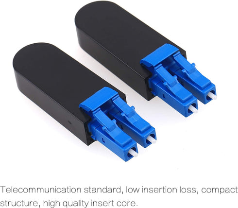 KELUSHI LC/UPC SM MM OM3 OM4 Fiber Optic Adapter Loopback Connector (1pcs)