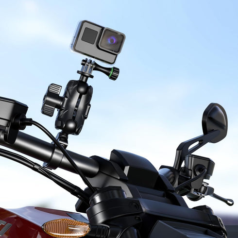 BRCOVAN Aluminum Alloy Tripod Mount Adapter with 1/4"-20 Thread & 1'' TPU Ball Joint, Compatible with RAM Mounts