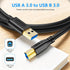 Jelly Tang 3.0 25Ft,Superspeed 3.0 More(25Ft/8M) USB Cable A Male to B Male USB A-B/A Male to B Male Cable