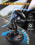 YRU 360 2800gf 17 16 15 14,Black [True Upgraded Military-Grade Phone Holder for Magsafe Car Mount Rotating Vacuum