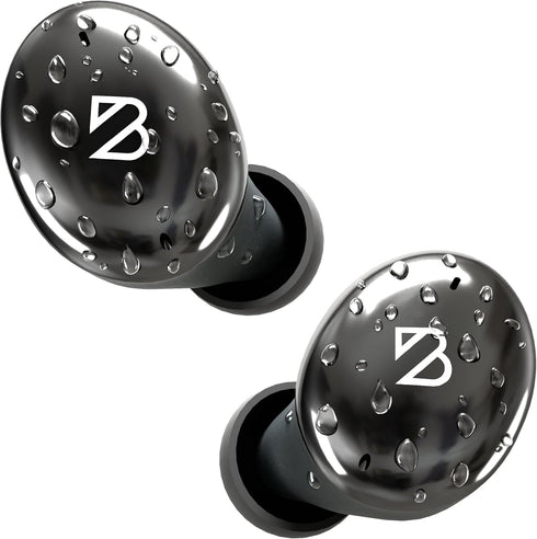 Tempo 30 Wireless Earbuds for Small Ears, Comfortable Bluetooth Ear Buds for Women and Men, IPX7 Sweatproof, Black