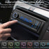 DOVOX USB/SD/AUX/MP3 2.1A Single Din Stereo Marine Radio: Bluetooth Car Audio Receivers with Digital LCD Display | FM