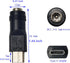 SHANFEILU 5.5x2.1mm DC5521 2 USB C to DC Power Adapter Type C USB Male to DC Female Connector Female to Type C Male