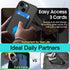 Ntwinro 14 13 6.1 Inch, for iPhone Case & iPhone Case with Wallet, MagSafe Compatible, Detachable Magnetic Phone Card