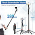 ULANZI MA09 71'' 360 Phone Tripod, Selfie Stick Cell Phone Tripod Stand with Wireless Remote Control for Rotation
