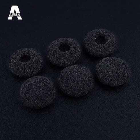 10 Pack Replacement Ear Foam for 18mm Earpiece, Headphone, Two Way Radio Walkie Talkie