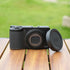 JJC Aluminum Lens Cap Cover Protector for Ricoh GR IIIx, GR III, GR II with Soft EVA Interior - Black