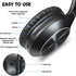 Bluetooth Headphones Over Ear, 68H Playtime, 3 EQ Music Modes, Wireless Headphones with Microphone, Deep Bass