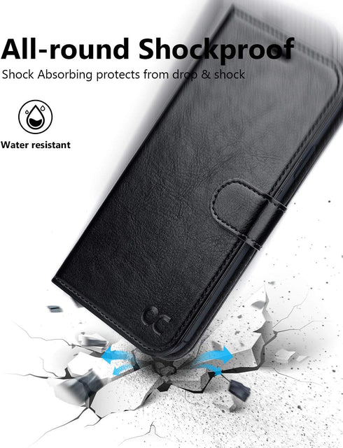 OCASE iPhone 11 Wallet Case with Card Holder - PU Leather Flip Case with Kickstand, TPU Shockproof Cover