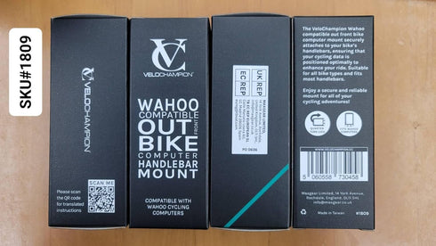 VeloChampion Out Front Bike Handlebar Mount, Compatible with Wahoo Computer Bolt and Elemnt