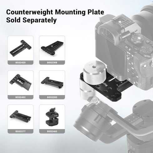 SMALLRIG Removable Counterweight 200g for DJI Ronin S/Ronin RS 2/Ronin-SC/Ronin RSC 2, Zhiyun Gimbal Stabilizers