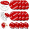 PKYAA 8 Pack Sticky Adhesive Compatible with Socket Base, Double-Sided Replacement Tape for Collapsible Grip & Stand