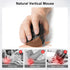 SANWA 2.4G Wireless Ergonomic Mouse, Optical Vertical Ergo Mice for Small Hands, 800/1200/1600 DPI, Black