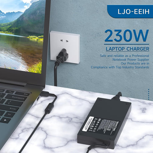 Lenovo 20V 11.5A 230W AC Adapter for Y7000 Y7000P Y9000K Y520 R720, PN: ADL230NLC3A 01FR046 Laptop Power Supply