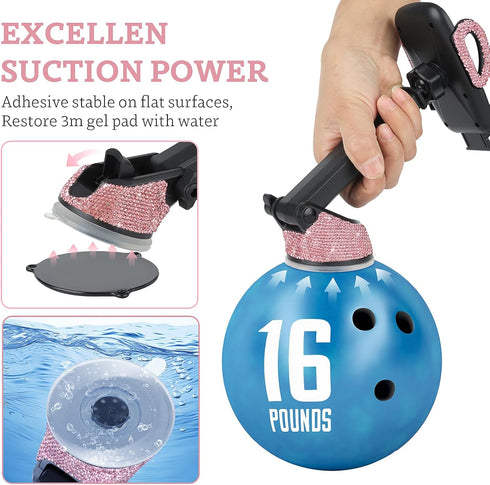 eing Car Phone Mount Holder Dashboard Air Vent Windshield, Compatible with iPhone 12/11/11 Pro/8 Plus/8/SE/X/XR/XS/7