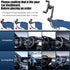 Jawhalt 360 4-7.2 Inch Universal Dashboard Cell Phone Holder Mount with Rotation Multifunctional Clip on Phone Holder