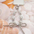 cioatu Cute Phone Wrist Strap Chic Beaded Cellphone Lanyard with Tether Tab Phone Charm Grip Strap for PhoneBag Purses