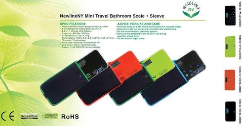 NewlineNY Travel Protection Sleeve for Mini Bathroom Scale 700 Series