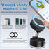 Easvorix 17 Vacuum Magnetic Phone Holder with Metal Ring Compatible with iPhone All Phone, Portable Universal