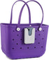 Phone Holder Compatible with Bogg Bag, Universal Silicone Rubber Beach Bag Accessories and Attachment, Tote Bag Insert
