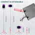 colorlizard Selfie Stick, Foldable Cellphone Tripod with Remote, Travel Tripod for iPhone Series Android, Video