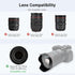 Lens Hood for Canon RF 24-70mm f2.8L IS USM Lens & Canon RF 24-105mm f2.8 L IS USM Z Lens Replaces Canon EW-88E with Reversible Design, Compatible with 82mm Filter and Snap-on Lens Cap