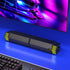 Jeecoo M20 Bluetooth Computer Speakers for PC, Wired USB-Powered Sound Bar, Superb Stereo Sound, Gradient LED