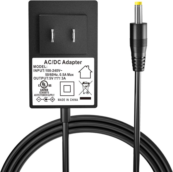 SoulBay 5V Charger for Sony SRS-XB30, SRS-XB41, SRS-BTS50, AC-E05030 Portable Bluetooth Speaker Replacement Cord, UL