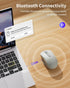 wegear WL300 6 18-Month Bluetooth Mouse Silent Wireless Mice, Quiet Click, Cordless Computer Mouse with Buttons