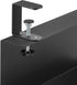 Zhiyo Steel 15.8in Cable Management Under Desk Tray - XL Clamp-On Cord Organizer for Desk, Black Wire Management Tray