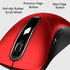 memzuoix Wired Mouse - Pomegranate Red USB Computer Mouse, 1200 DPI, Ergonomic Design, 5 Buttons, 5FT Cord