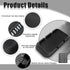 Car Dashboard Cell Phone Holder, Anti-Slip Pad with Double-Groove, Silicone Tray for Phone GPS Keychains Sunglasses Mat