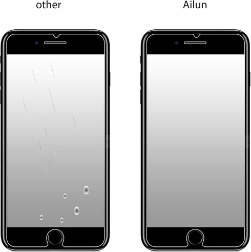 Ailun 2Pack Tempered Glass Screen Protector for iPhone SE 2020/2022, 0.33mm, 4.7 Inch, Case Friendly, 2nd/3rd Gen.