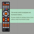 VEPRAG 3D Universal TV Remote Replacement Compatible for Most Brands LED LCD HDTV Smart TV Remote Control