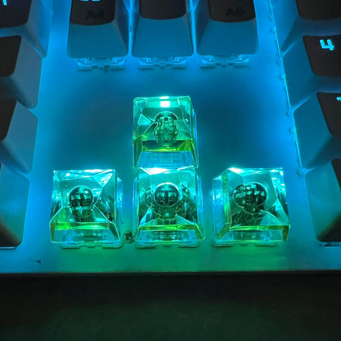 4 Key Custom Keycaps for MX Mechanical Keyboard