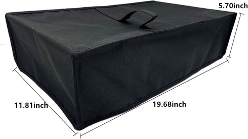 Wanty Black Nylon Fabric Printer Cover Case Protector for Epson V600, Canon CS9000F, Canoscan Photo Scanner,