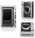 Fintie Clear Protective Case for Fujifilm Instax Mini EVO Camera, Hard PVC Cover with Removable Shoulder Strap