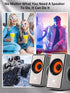 OROW 12W Computer Speaker with Volume Control, USB Powered, Dual Diaphragm for PC/Laptop/iMac