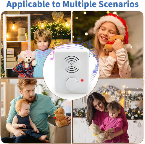 XLW 16 Minutes Voice Recorder for Stuffed Animals,Voice Box for Recordable Presents Button Sound Box for Crafters