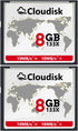 Pack of 2 Compact Flash Card 8GB 133X CF 2.0 Card Performance for DSLR Camera and Vintage Digital Equipment (8GB)