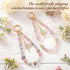 2 BESARME Pcs Phone Charm Wristlet with Crystal Beads and Butterfly Pendant, Includes Tether Tab for Easy Attachment