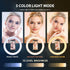 Ring Light with Stand and Phone Holder, 10'' LED Selfie Ring Light with Tripod for Video Recording and Makeup