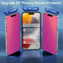 2 Pack Privacy Screen Protector for iPhone 15 Pro Max and iPhone 15 Plus, Gradient Colorful 25 Degree Anti-Spy Tempered