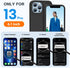 Miracase iPhone 13 Pro Case (6.1") - Shockproof Liquid Silicone, Tempered Glass Protector, Soft Anti-Scratch Lining